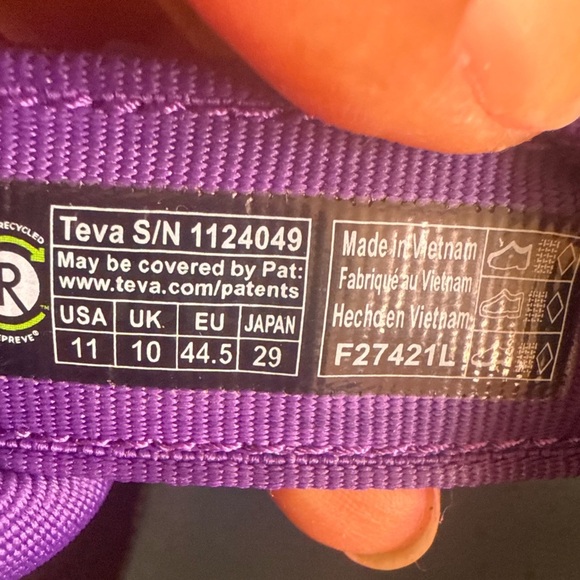 Teva Zymic sandals blue and purple men’s size 11 - Picture 8 of 16